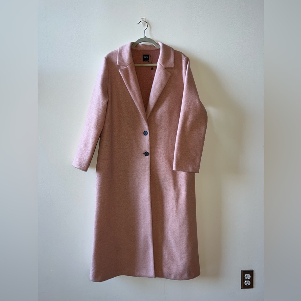 Zara Pink Trench Coat